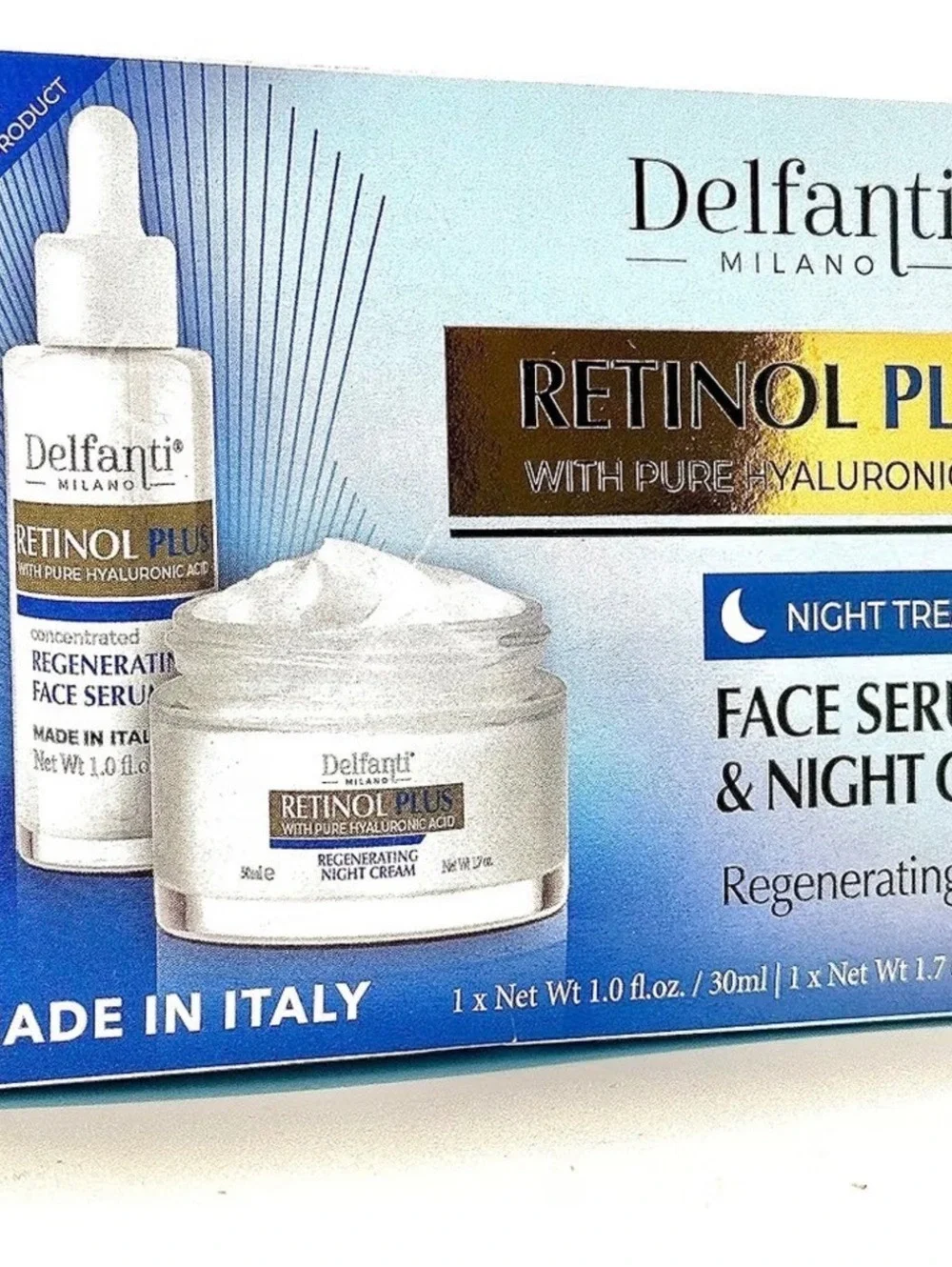 Delfanti Milano Retinol Plus Night Treatment Set (Full-Size Duo)